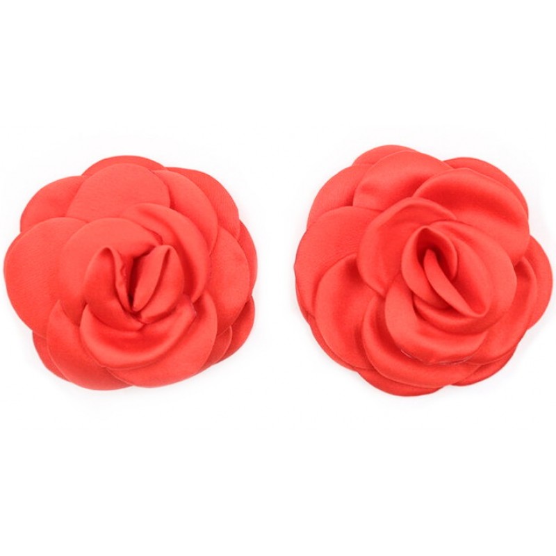 Красные пэстисы в виде роз