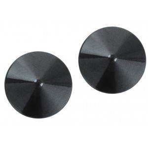 Пэстисы круглые черного цвета (иной угол)