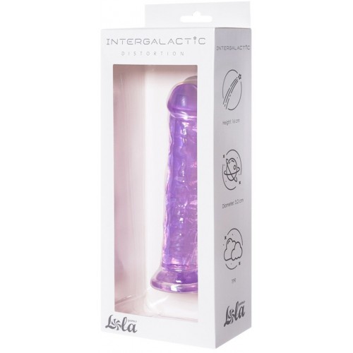 Прозрачный фаллоимитатор Intergalactic Distortion Purple