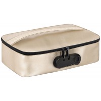 Сумка с кодовым замком для хранения игрушек Discreet Box Luxury Gold