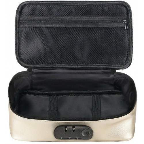 Сумка с кодовым замком для хранения игрушек Discreet Box Luxury Gold