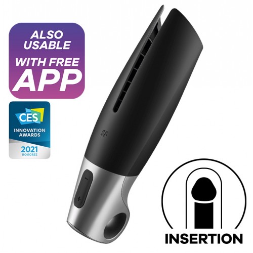 Смарт-мастурбатор с вибрацией Satisfyer Powermasturbator