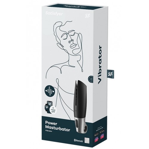 Смарт-мастурбатор с вибрацией Satisfyer Powermasturbator