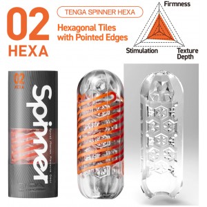 Мастурбатор Tenga Hexa Spinner (иной угол)