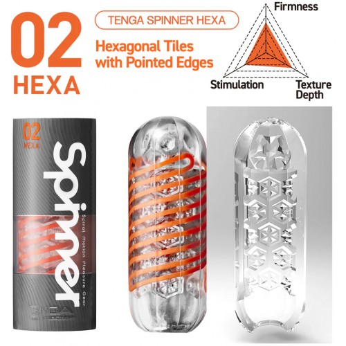 Мастурбатор Tenga Hexa Spinner