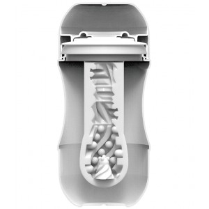 Мастурбатор Tenga Rolling Gyro Roller Cup с эффектом глубокого минета (иной угол)