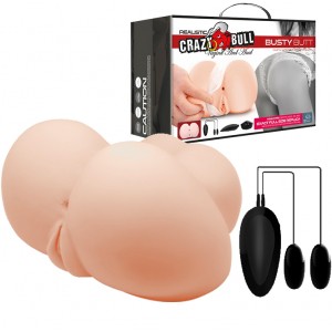 Реалистичная попка и вагина с двойным виброэлементом