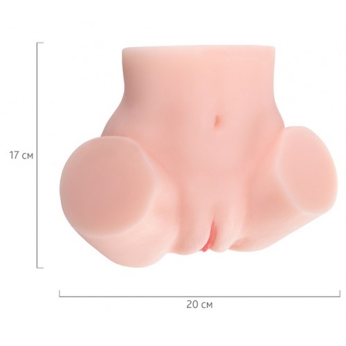 Мастурбатор реалистичный TOYFA Juicy Pussy Adele, TPE, телесный
