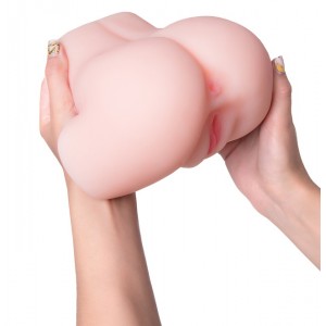 Мастурбатор реалистичный TOYFA Juicy Pussy Adele, TPE, телесный (иной угол)