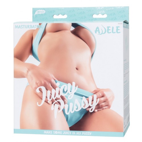 Мастурбатор реалистичный TOYFA Juicy Pussy Adele, TPE, телесный