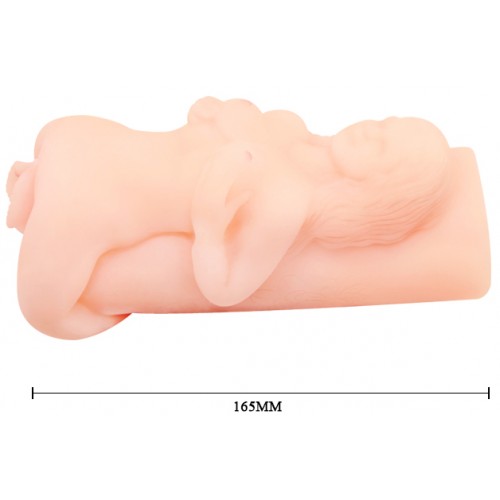 Мастурбатор в виде сексуальной девушки с вибрацией и ротацией