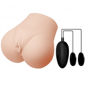 Мастурбатор реалистик CRAZY BULL попка и вагина с вибрацией (иной угол)