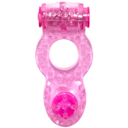 Тянущееся виброкольцо для эрекции Rings Ringer Pink