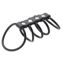 Хомут на пенис из пяти силиконовых колец