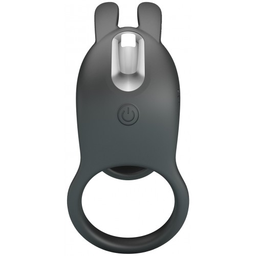 Фаллопротез-вибронасадка на пенис с двойным эрекционным кольцом Pretty Love Vibrating Penis Sleeve Matty