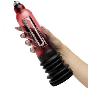 Гидропомпа Bathmate HYDRO7, ABS пластик, красная, 30 см (аналог Hercules) (иной угол)