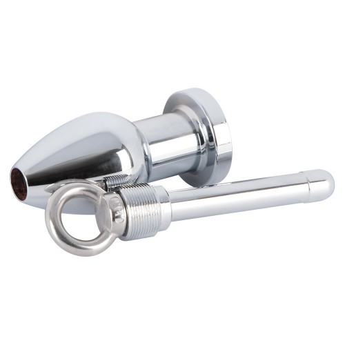 Анальный тоннель-пробка Deluxe из алюминия 