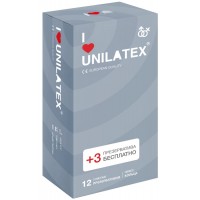Ребристые презервативы Unilatex Ribbed 15 шт