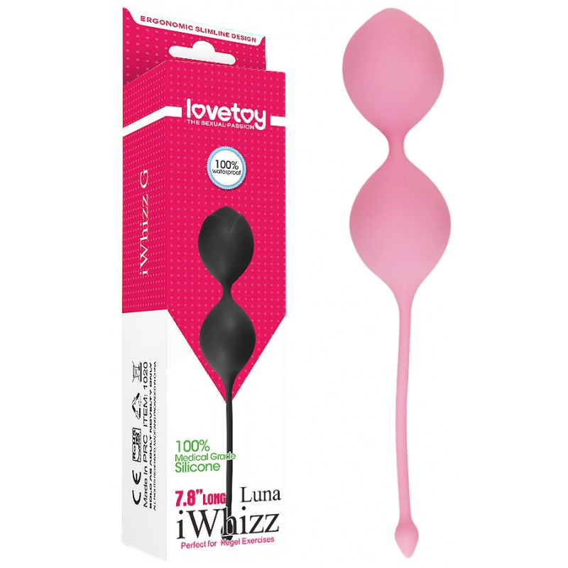 Вагинальные шарики iWhizz Luna розовые