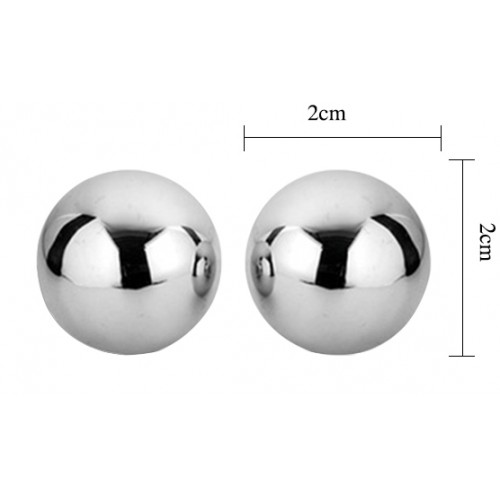 Металлические вагинальные шарики двойные