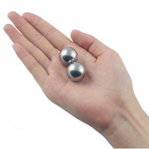 Металлические вагинальные шарики двойные (иной угол)