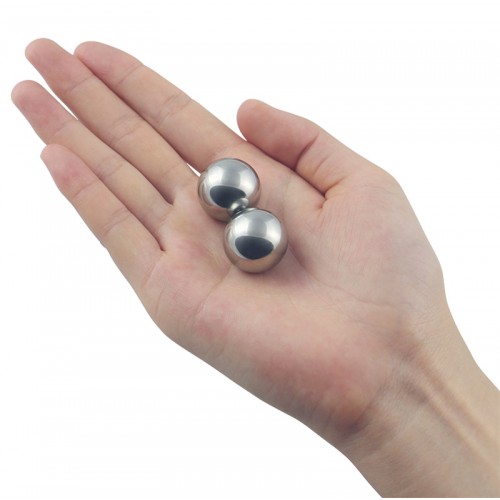 Металлические вагинальные шарики двойные