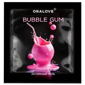 Съедобный оральный гель OraLove со вкусом Bubble Gum 3 гр, пробник
