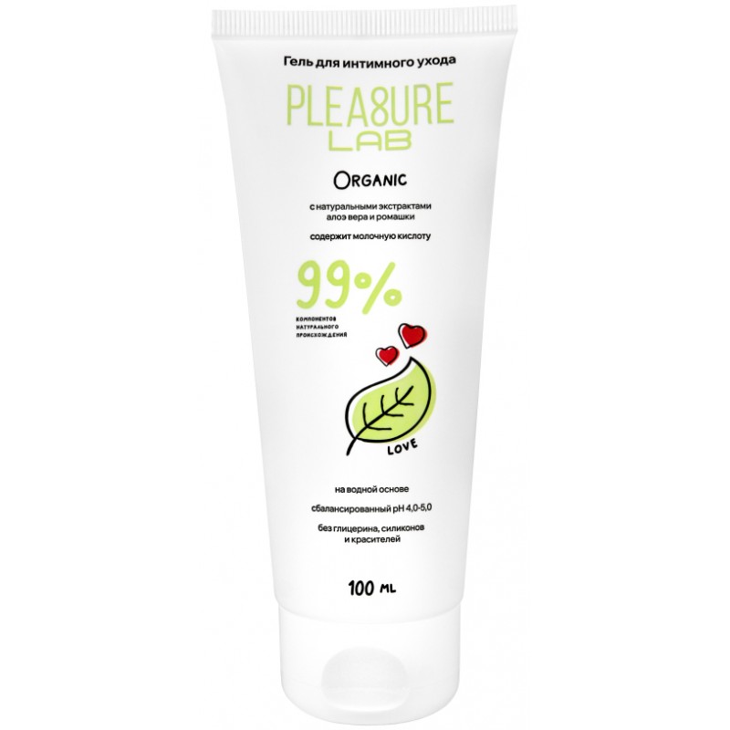 Интимный гель из натуральных компонентов Pleasure Lab Organic 100 мл