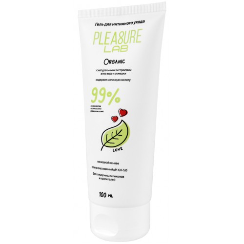 Интимный гель из натуральных компонентов Pleasure Lab Organic 100 мл