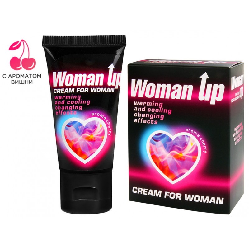 Крем Woman Up для женщин возбуждающий с эффектом ледяного огня 25 г