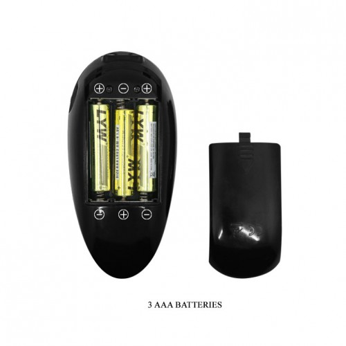 Фалопротез черного цвета с вибрацией