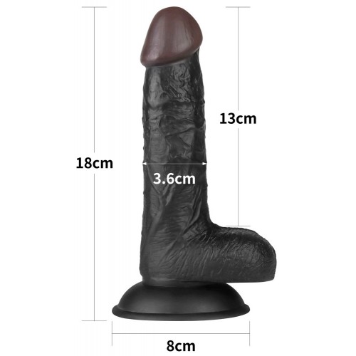 Трусики с страпоном черного цвета Easy Strapon Set 18 см