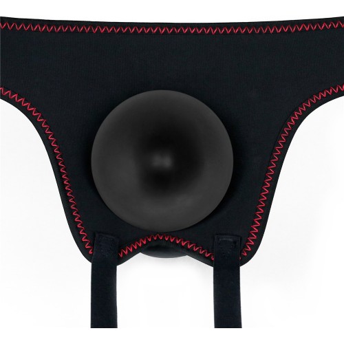 Трусики с страпоном черного цвета Easy Strapon Set 18 см