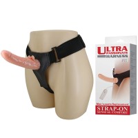 Страпон со стимулятором клитора и с ротацией