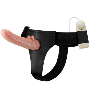 Страпон со стимулятором клитора и с ротацией (иной угол)