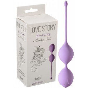 Вагинальные шарики Love Story Scarlet Sails Violet Fantasy