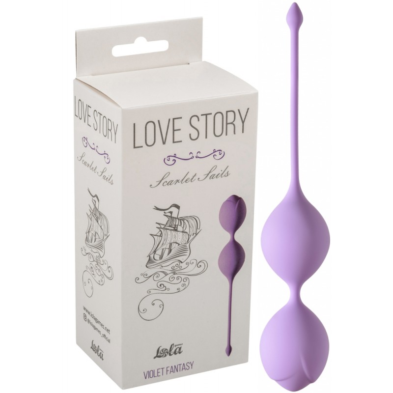 Вагинальные шарики Love Story Scarlet Sails Violet Fantasy