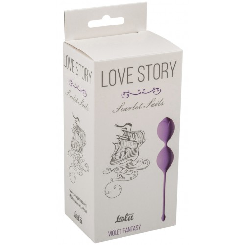 Вагинальные шарики Love Story Scarlet Sails Violet Fantasy