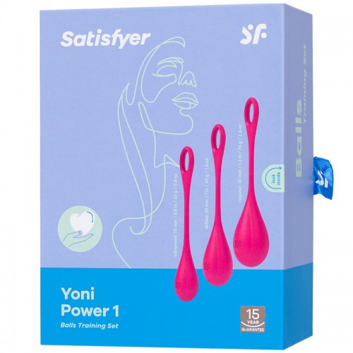 Вагинальные шарики Satisfyer Yoni Power 1 красные