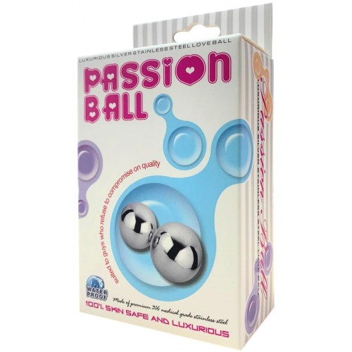 Металлические вагинальные шарики двойные