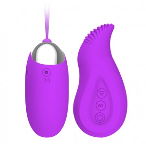 Стимулятор 2 в 1: виброяйцо и стимулятор клитора Pretty Love Eden (иной угол)