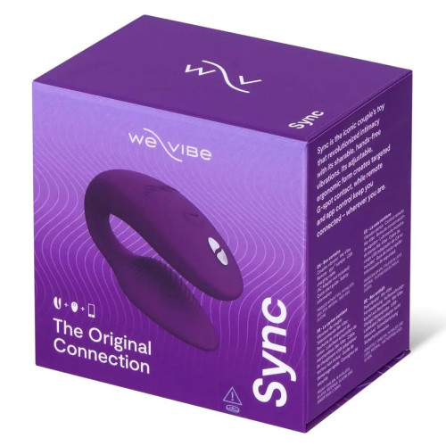 Смарт-вибромассажер для пар We-Vibe Sync 2 фиолетовый