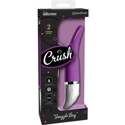 Двойной сплит-вибромассажер Snuggle Bug с ушками