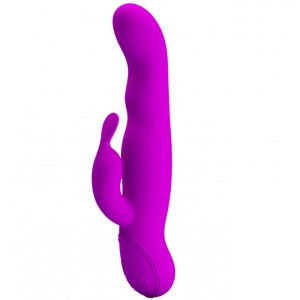 Вибратор с ротацией PrettyLove Mistic (иной угол)