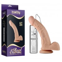 Реалистичный вибратор с выносным пультом, телесный