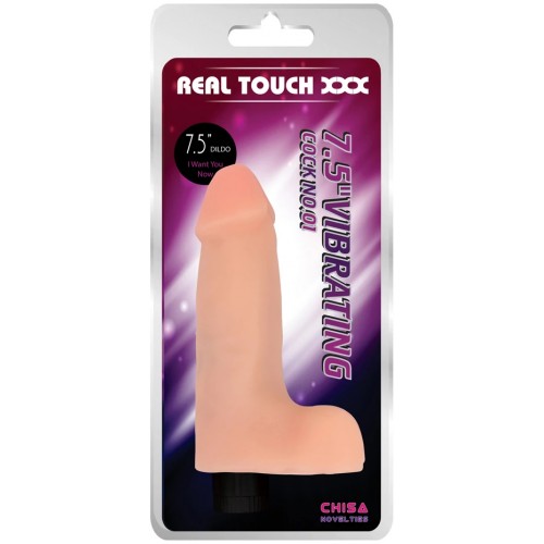 Реалистичный мини-вибратор с мошонкой 14 см