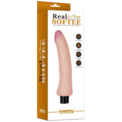 Реалистичный вибратор Real Softee 20 см