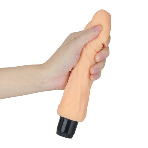 Телесный виброфаллос Real Feel CyberSkin 8 in