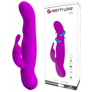 Вибратор с ротацией PrettyLove Mistic