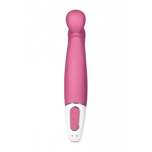 DEMO Розовый вибратор Satisfyer Vibes Petting Hippo для точки G